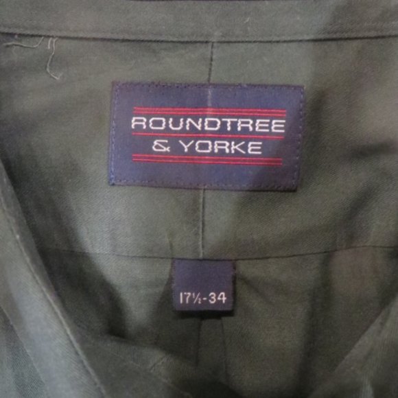 DILLARDS Dress Shirt - Long Sleeve - Roundtree/York - 17 1/2 X 34 - Picture 5 of 8